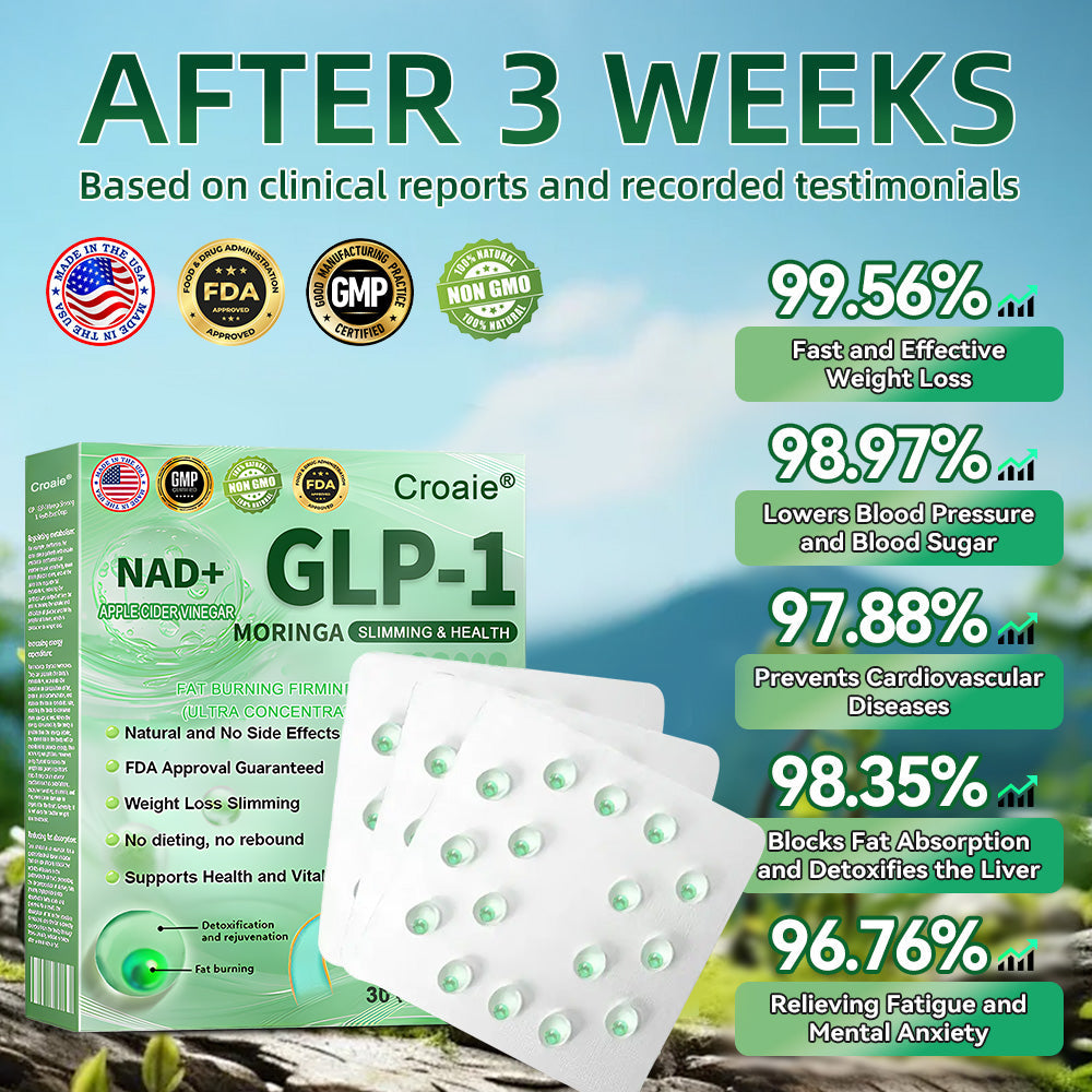 Croaieยฎ GLP-1 Oral Weight Loss Liquid Gel๐
 - NAD+ & Moringa & ACV & Keto BHB โ Obesity, Cardiovascular Disease, Diabetes, Sleep Apnea, Joint Problems and More