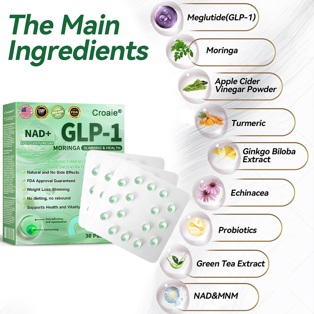 Croaieยฎ GLP-1 Oral Weight Loss Liquid Gel๐
 - NAD+ & Moringa & ACV & Keto BHB โ Obesity, Cardiovascular Disease, Diabetes, Sleep Apnea, Joint Problems and More