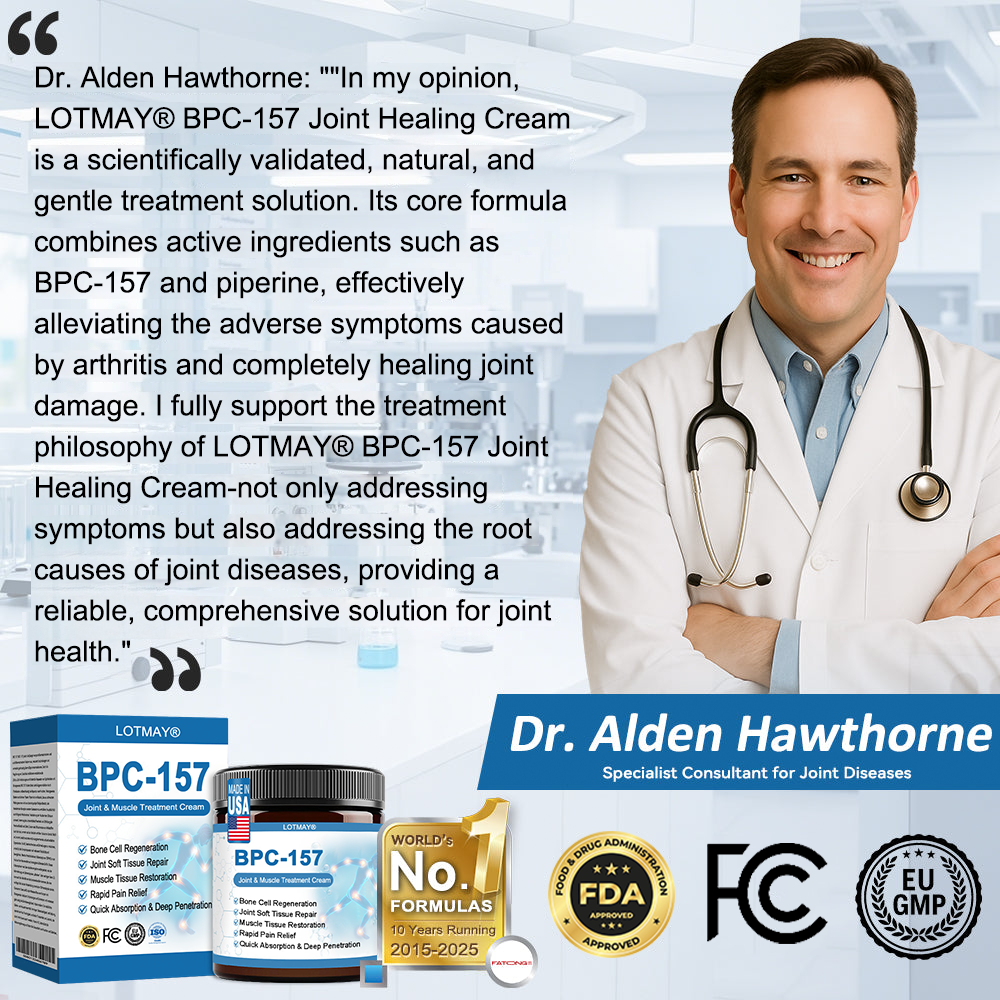 LOTMAY® BPC-157 💙Joint & Muscle Treatment Cream🦴Treats Arthritis, Neuropathy, Rheumatism, Sports Injuries & More 🌹