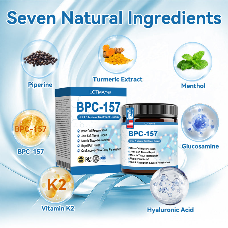 LOTMAY® BPC-157 💙Joint & Muscle Treatment Cream🦴Treats Arthritis, Neuropathy, Rheumatism, Sports Injuries & More 🌹