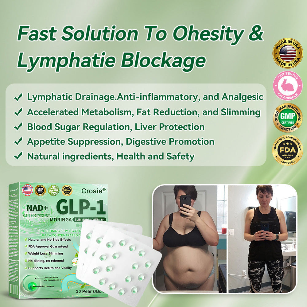 Croaie® GLP-1 Oral Weight Loss Liquid Gel🏅 - NAD+ & Moringa & ACV & Keto BHB — Obesity, Cardiovascular Disease, Diabetes, Sleep Apnea, Joint Problems and More
