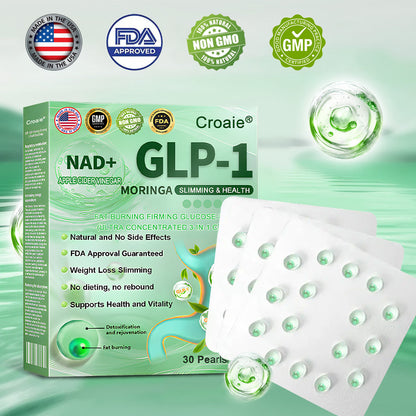 Croaie® GLP-1 Oral Weight Loss Liquid Gel🏅 - NAD+ & Moringa & ACV & Keto BHB — Obesity, Cardiovascular Disease, Diabetes, Sleep Apnea, Joint Problems and More