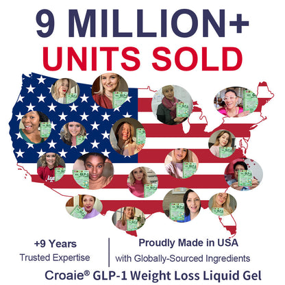 Croaie® GLP-1 Oral Weight Loss Liquid Gel🏅 - NAD+ & Moringa & ACV & Keto BHB — Obesity, Cardiovascular Disease, Diabetes, Sleep Apnea, Joint Problems and More
